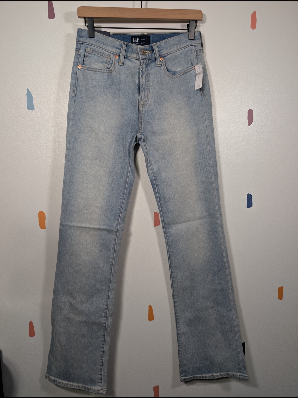 GAP Denim Light Wash Boot-Cut Jeans Size 2
